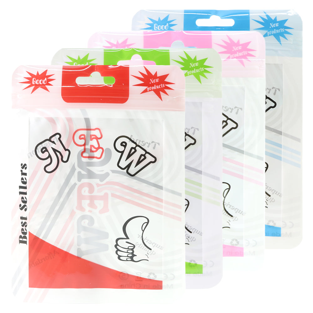Reusable Flat Zipper Seal Bags – Clear Window & Butterfly
