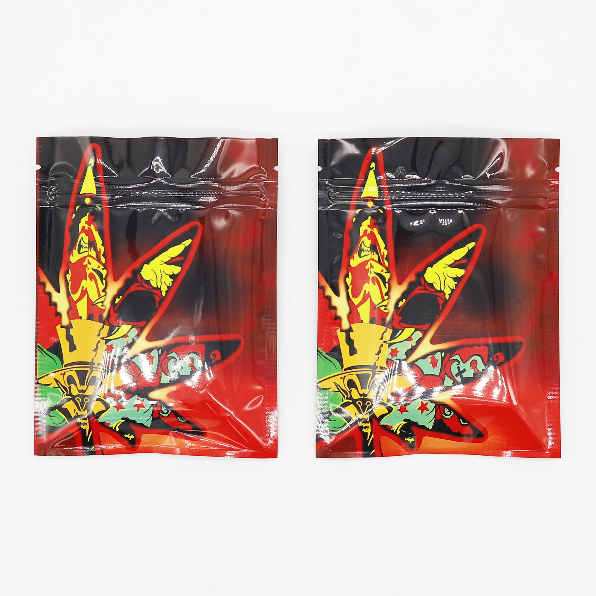 Reusable Flat Zipper Seal Bags – Decorative Leaves Design Reusable Flat Zipper Seal Bags – Decorative Leaves Design