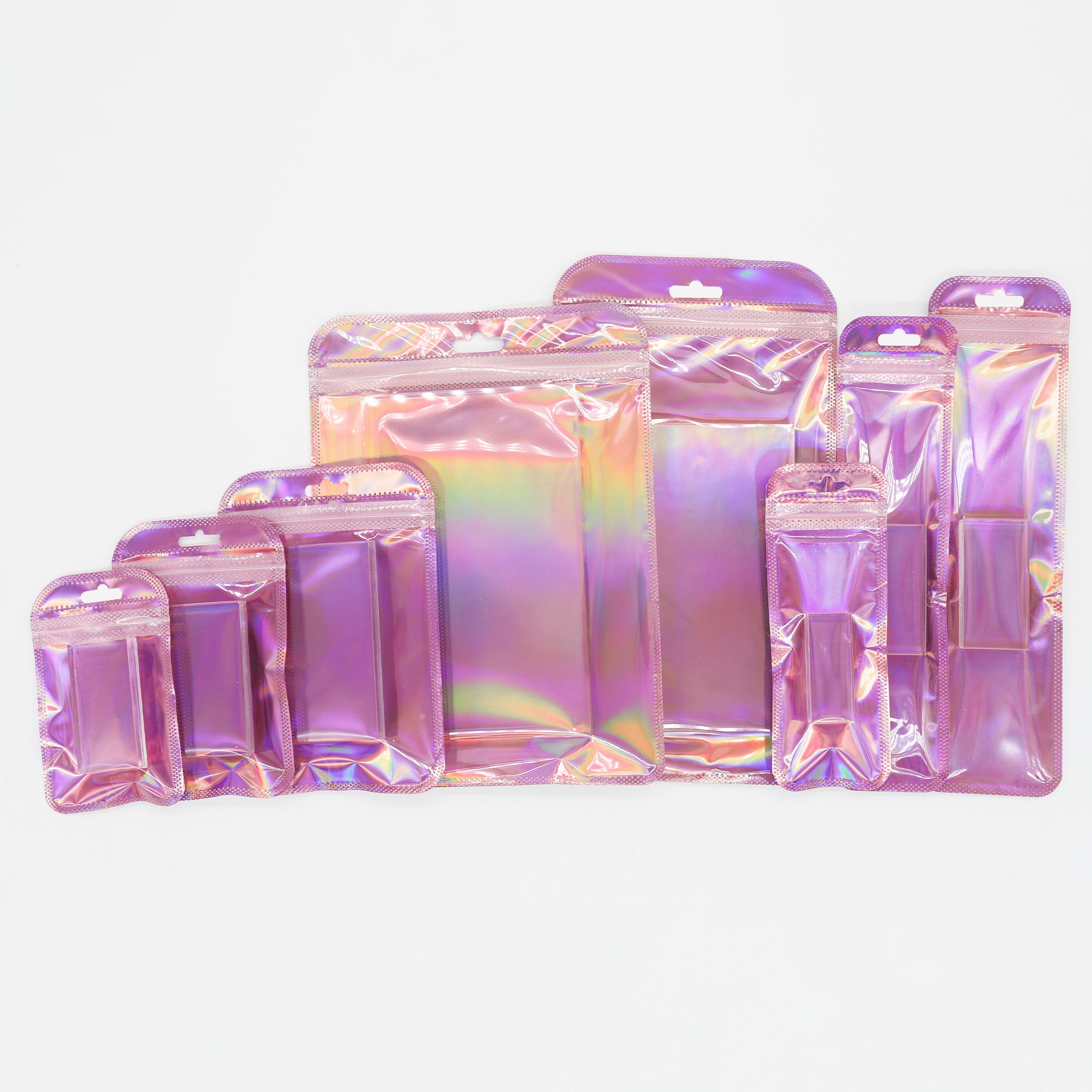 Reusable Flat Zipper Seal Bags – Kaleidoscope Holographic