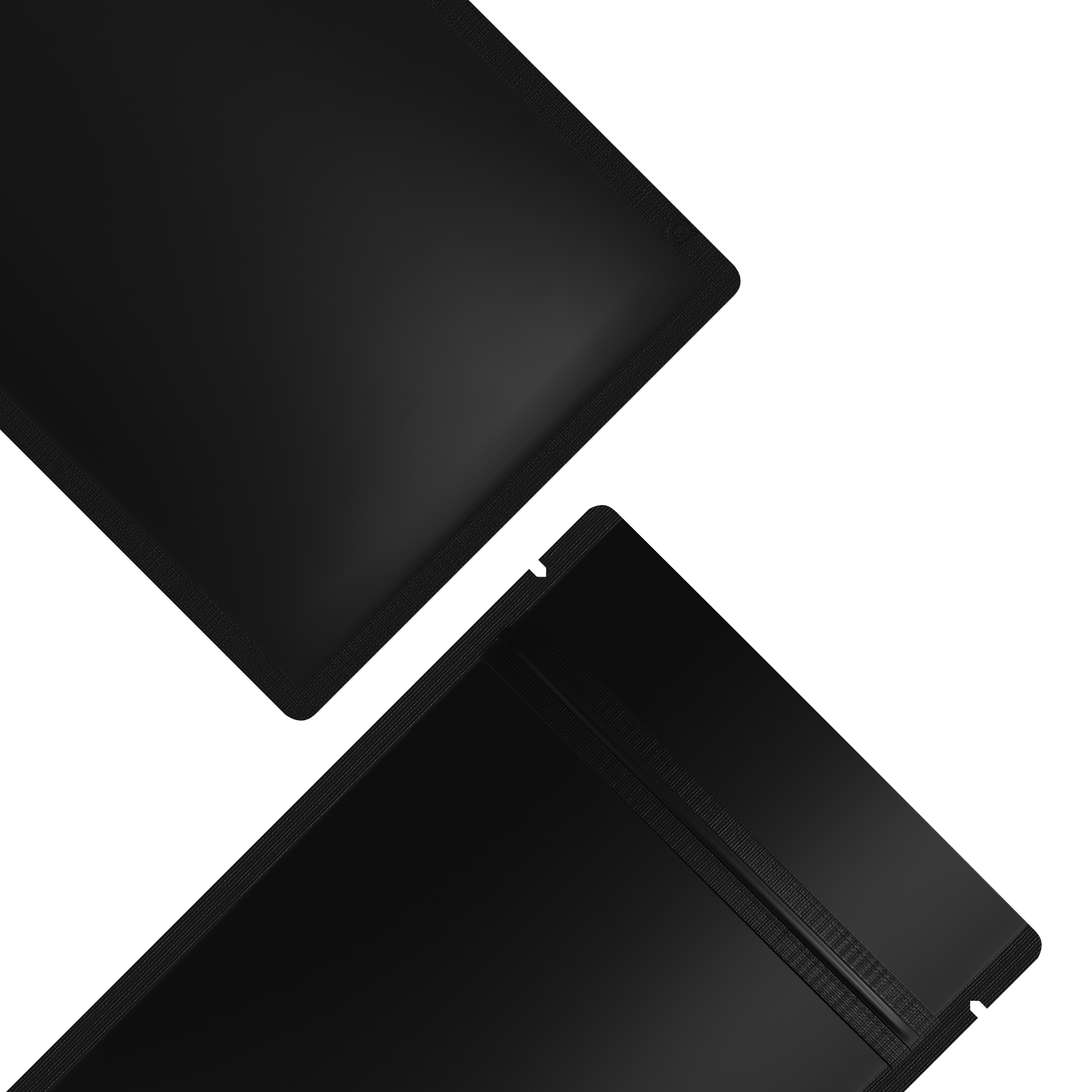 Reusable Flat Zipper Seal Bags – Matte Foggy Night Black Reusable Flat Zipper Seal Bags – Matte Foggy Night Black