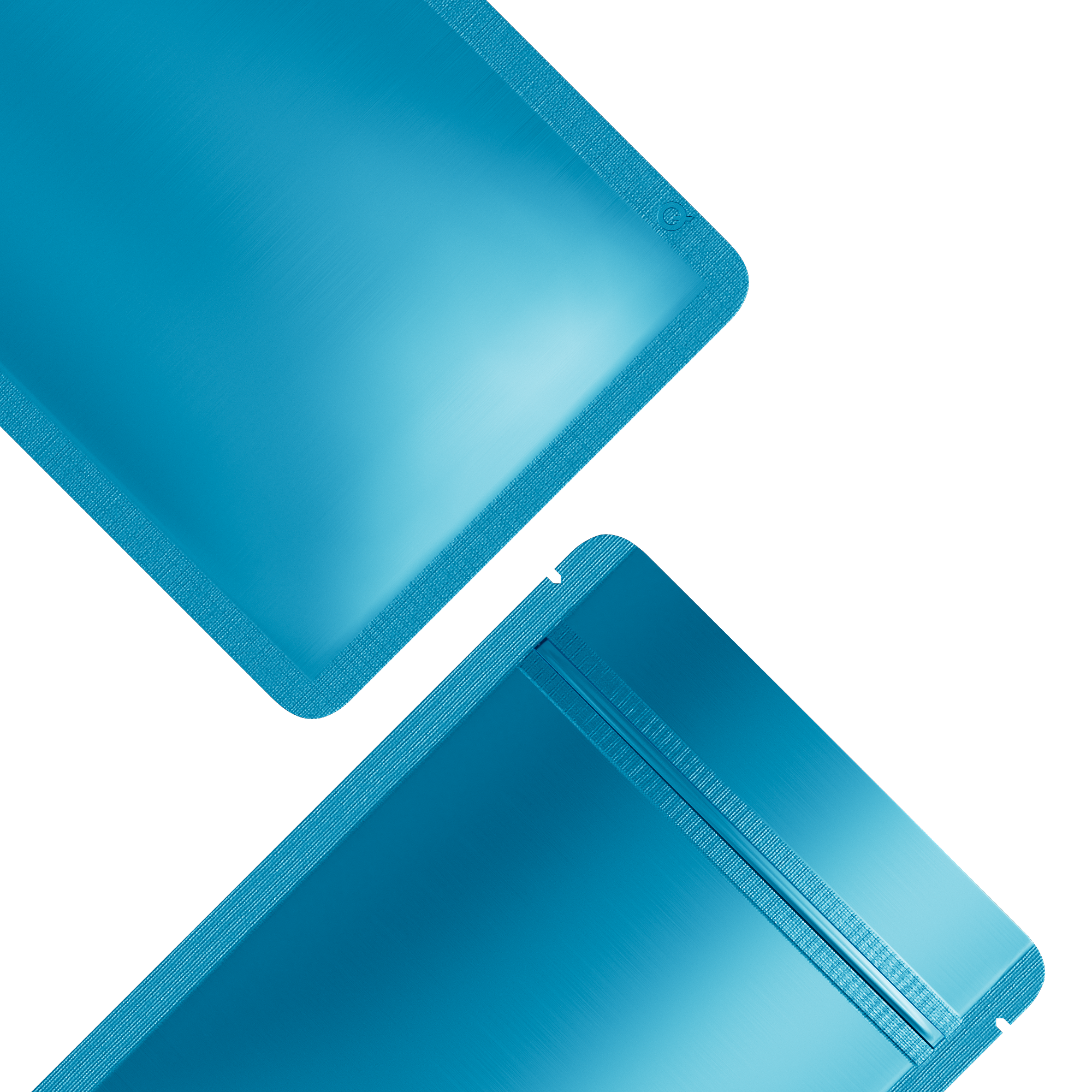 Reusable Flat Zipper Seal Bags – Matte Shock Blue Mylar Foil Reusable Flat Zipper Seal Bags – Matte Shock Blue Mylar Foil