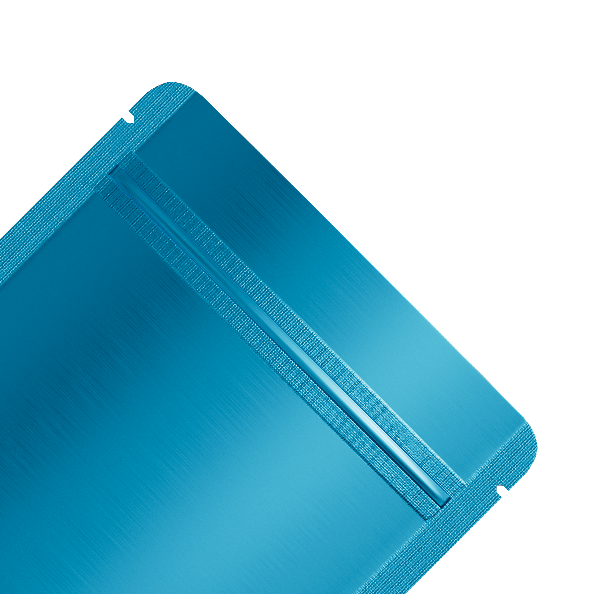 Reusable Flat Zipper Seal Bags – Matte Shock Blue Mylar Foil Reusable Flat Zipper Seal Bags – Matte Shock Blue Mylar Foil