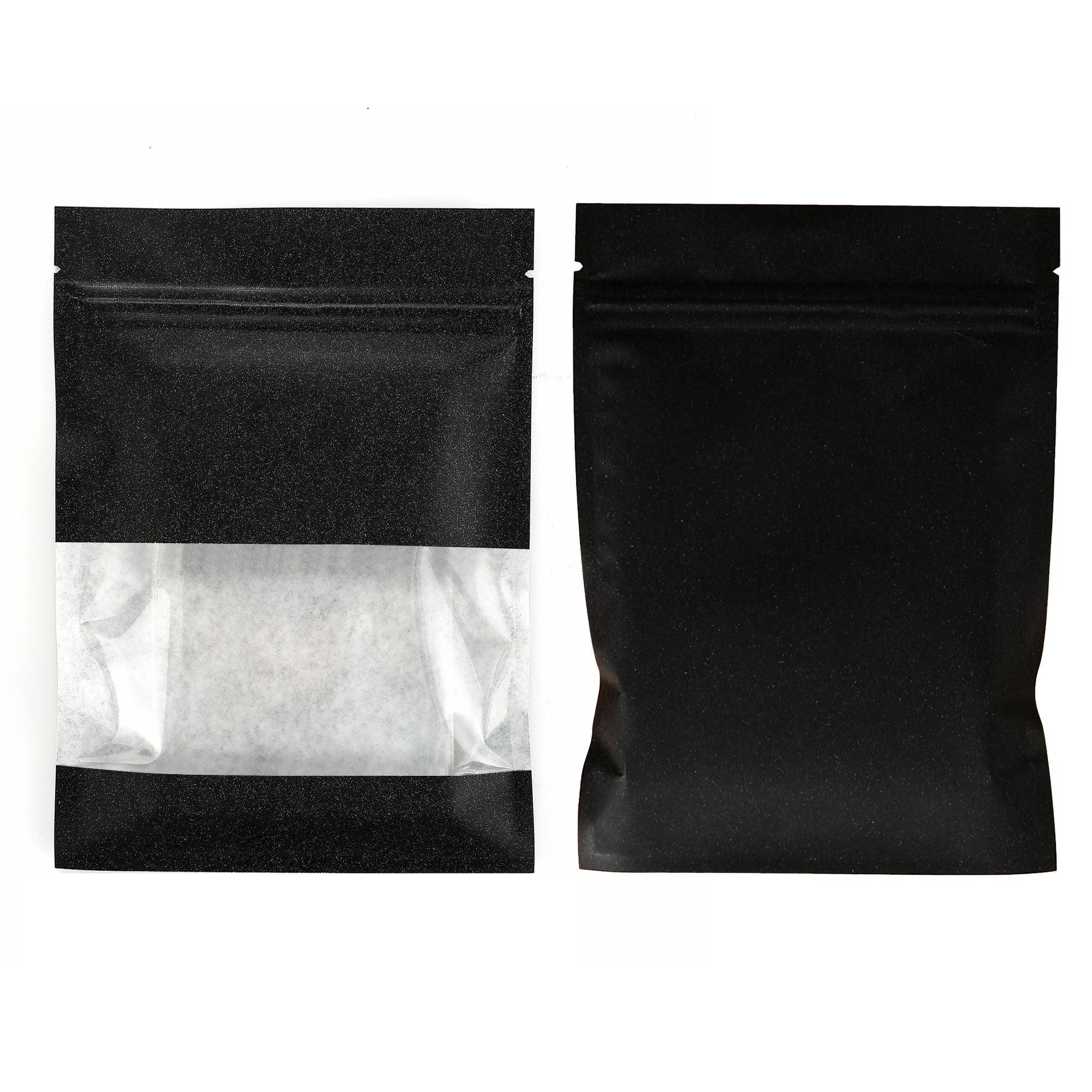 Reusable Flat Zipper Seal Bags – Wax Paper Black Reusable Flat Zipper Seal Bags – Wax Paper Black