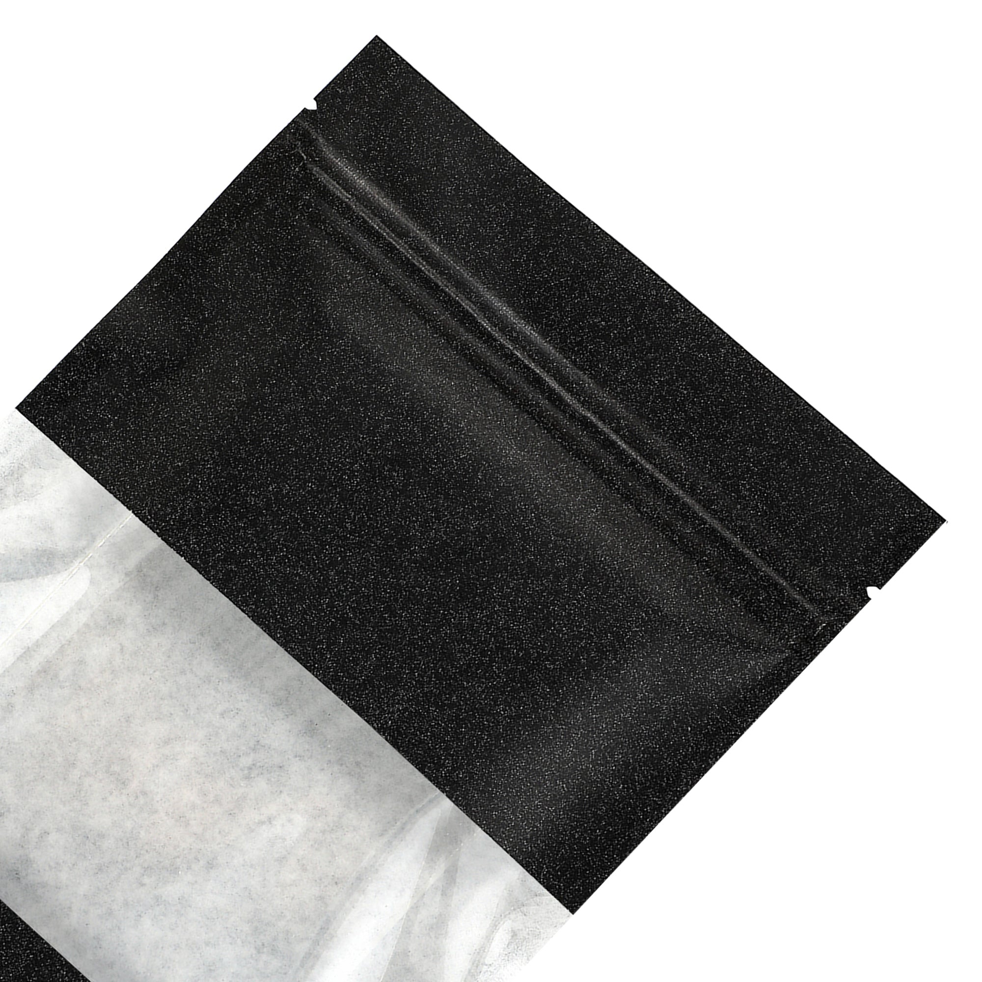 Reusable Flat Zipper Seal Bags – Wax Paper Black Reusable Flat Zipper Seal Bags – Wax Paper Black