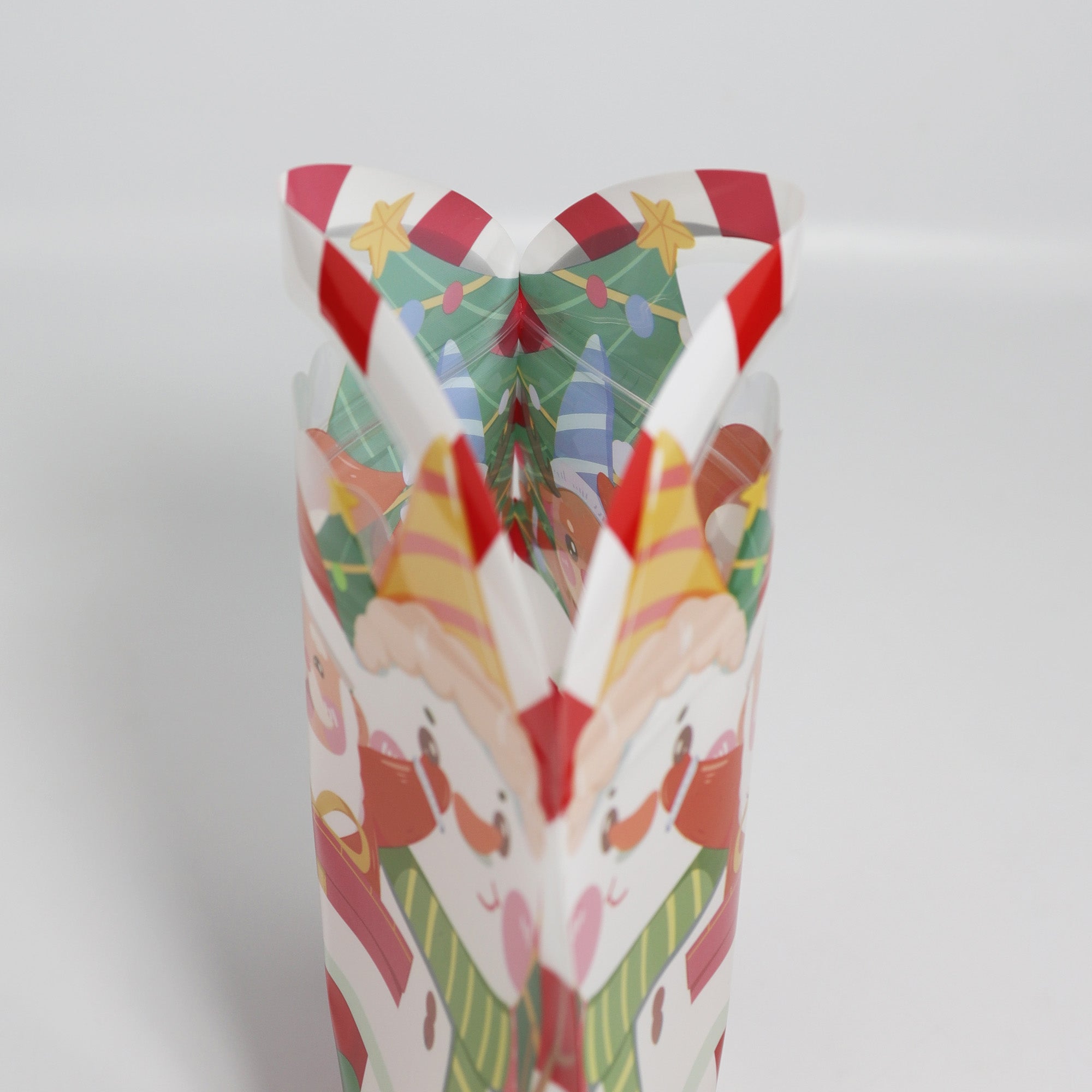 Santa, Snowman, Reindeer Print Designs Stand Strong Bags Santa, Snowman, Reindeer Print Designs Stand Strong Bags