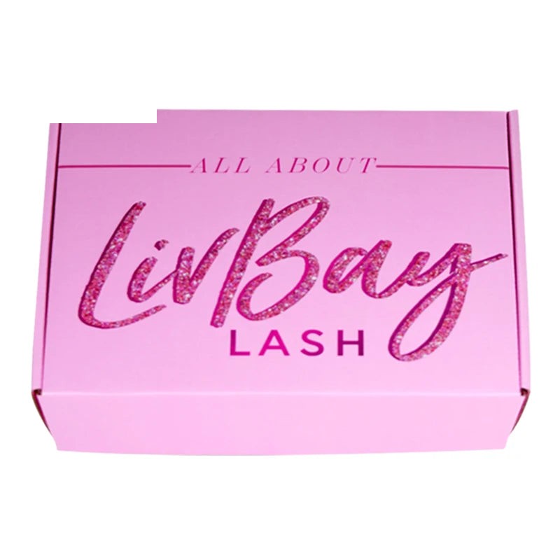 Delicate Pink Color Customized Logo Packaging Delicate Pink Color Customized Logo Packaging