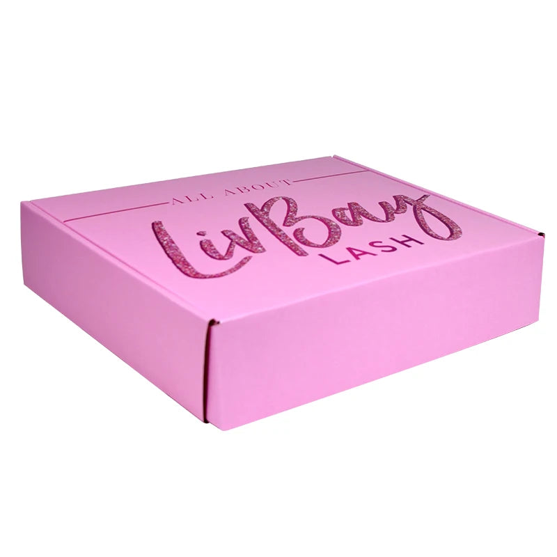 Delicate Pink Color Customized Logo Packaging Delicate Pink Color Customized Logo Packaging