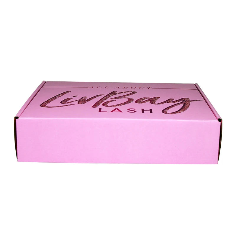 Delicate Pink Color Customized Logo Packaging Delicate Pink Color Customized Logo Packaging