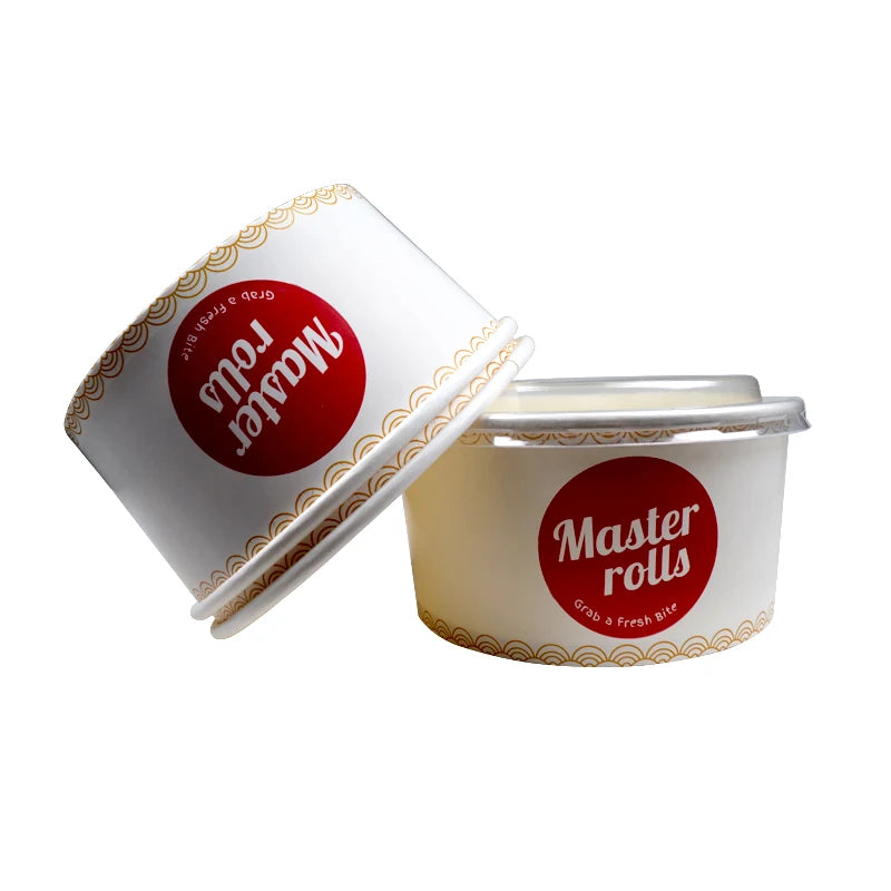 High-end Custom Logo Take Away Paper Bowl