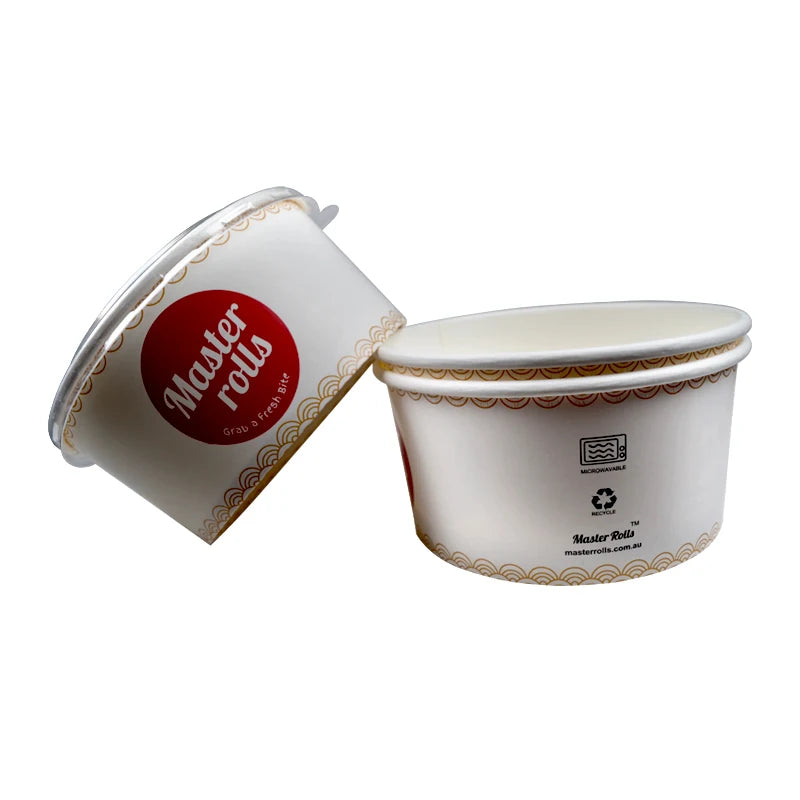 High-end Custom Logo Take Away Paper Bowl High-end Custom Logo Take Away Paper Bowl