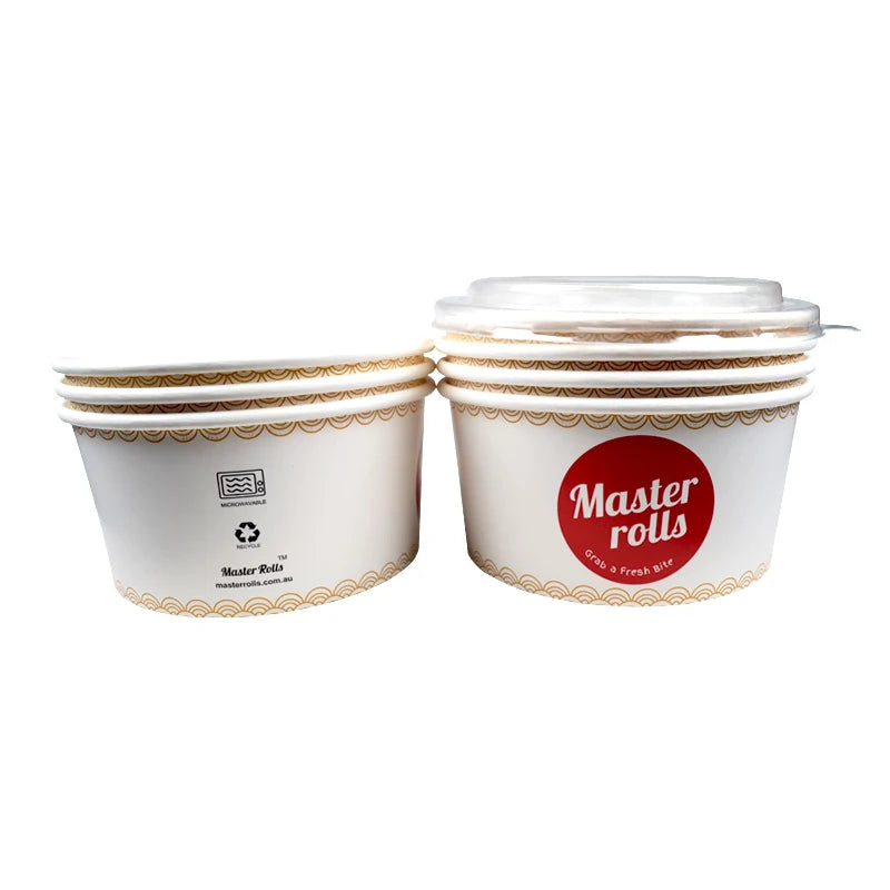 High-end Custom Logo Take Away Paper Bowl High-end Custom Logo Take Away Paper Bowl