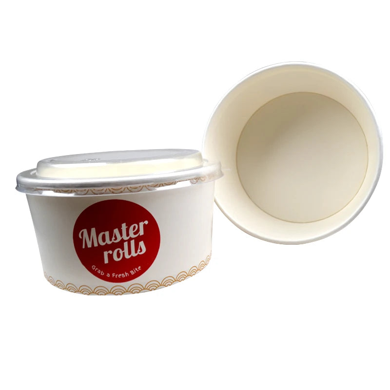 High-end Custom Logo Take Away Paper Bowl High-end Custom Logo Take Away Paper Bowl