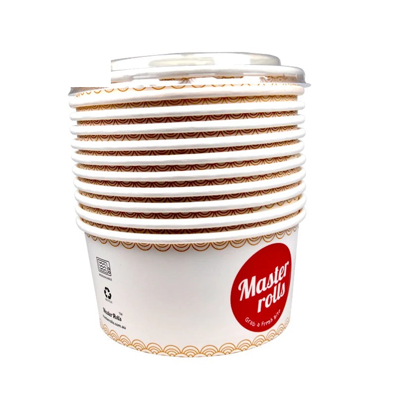 High-end Custom Logo Take Away Paper Bowl High-end Custom Logo Take Away Paper Bowl