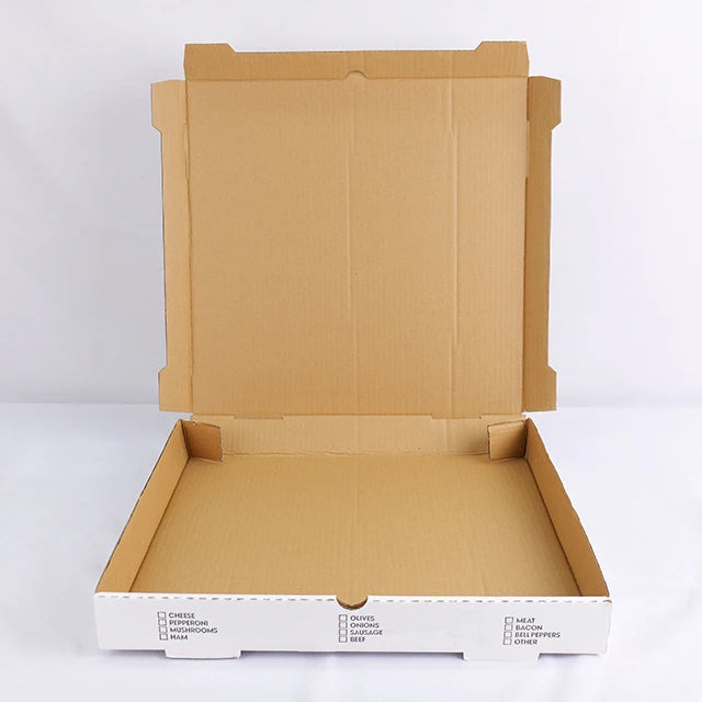 Custom Logo Corrugated Paper Box Pizza Carton Custom Logo Corrugated Paper Box Pizza Carton