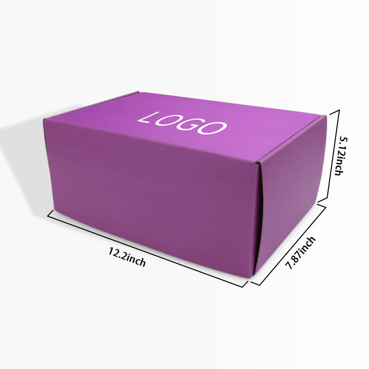 Gift Shipping Box Purple Color Custom Corrugated Mailer Gift Shipping Box Purple Color Custom Corrugated Mailer