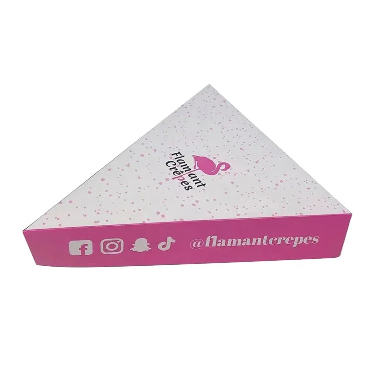 Recycled Food Grade Crepes Packaging Boxes With Your Logo Recycled Food Grade Crepes Packaging Boxes With Your Logo