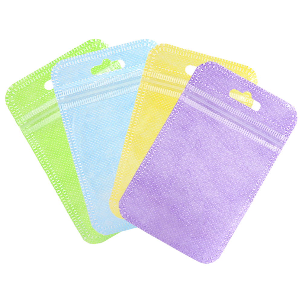 Single Side Clear Flat Zipper Seal Bags – Non-Woven Back Single Side Clear Flat Zipper Seal Bags – Non-Woven Back