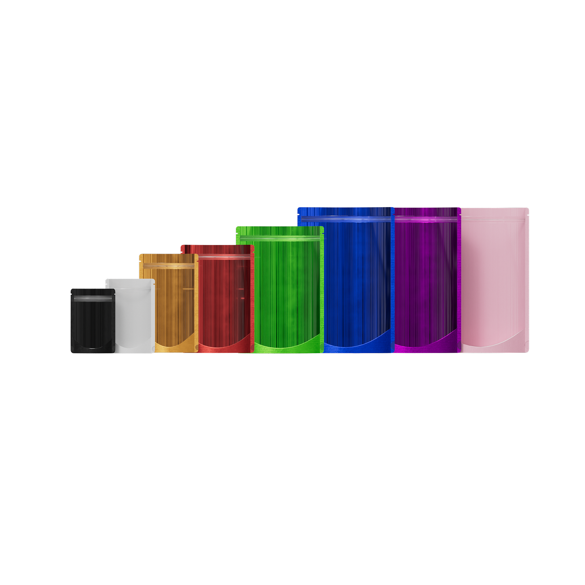Single Side Glossy Color Metallic Mylar Foil Stand Strong Single Side Glossy Color Metallic Mylar Foil Stand Strong