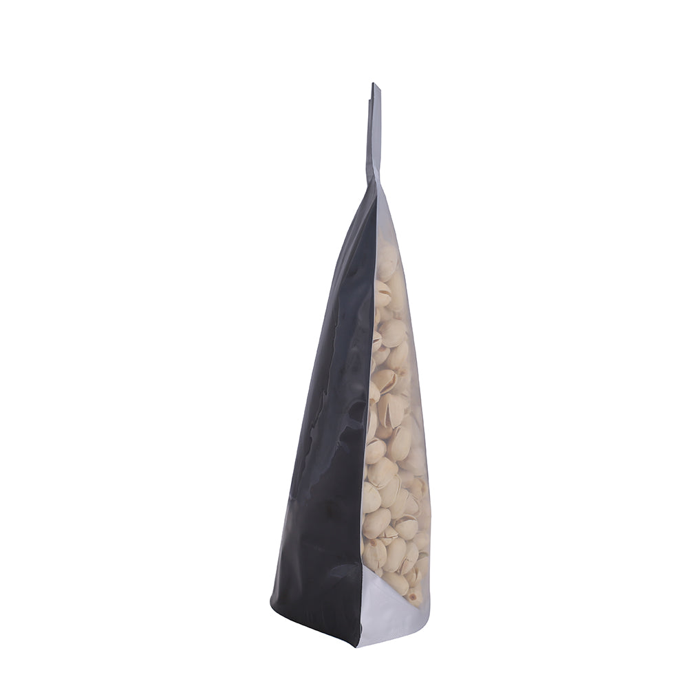 Single Side Heavy Duty Half Mirror Black Aluminum Stand Single Side Heavy Duty Half Mirror Black Aluminum Stand