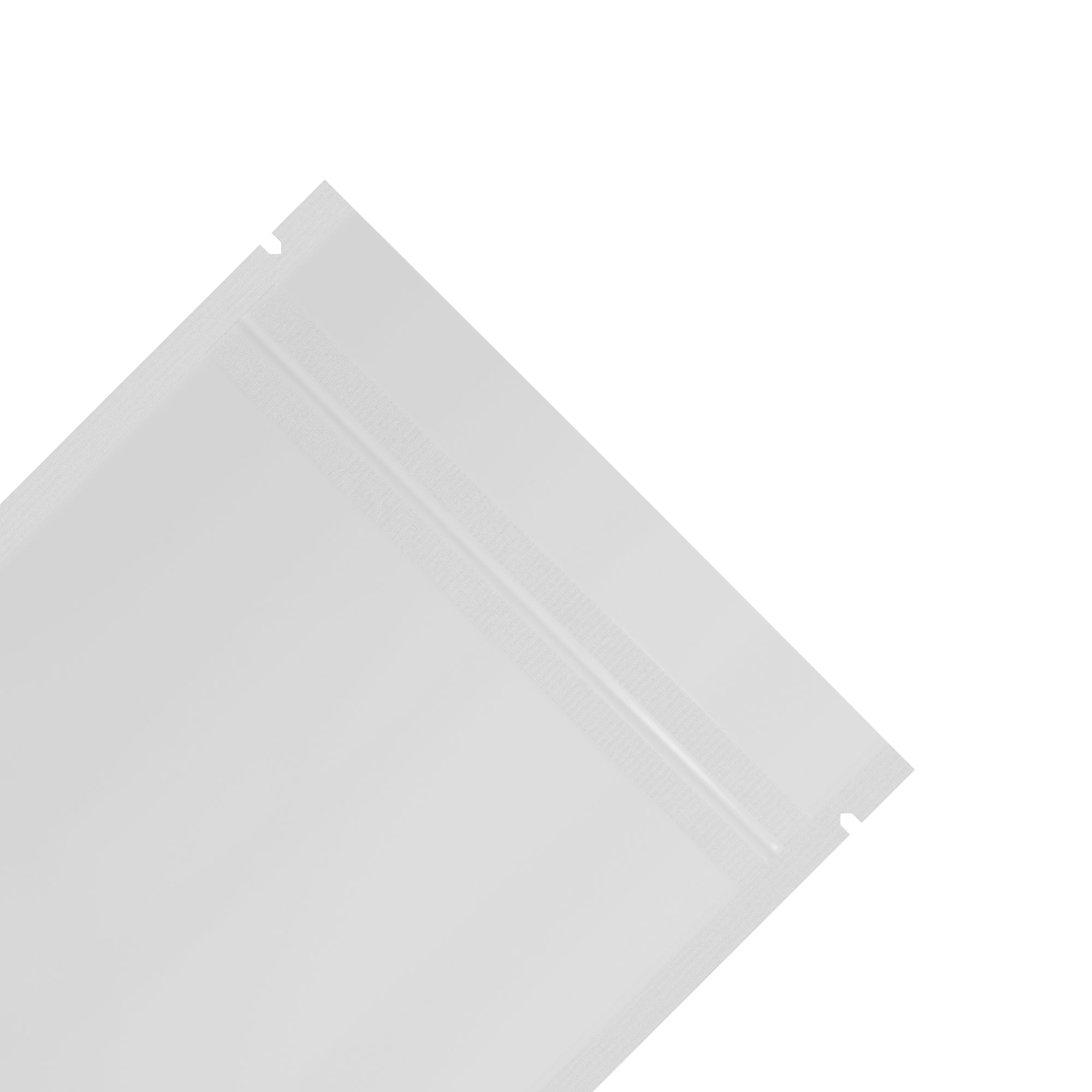 Single-Sided Glossy Arctic White Mylar Foil Smell Proof Flat Single-Sided Glossy Arctic White Mylar Foil Smell Proof Flat
