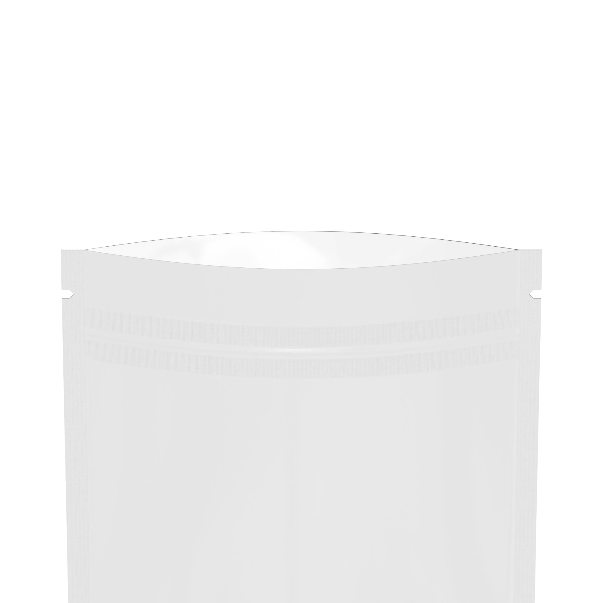 Single-Sided Glossy Arctic White Mylar Foil Smell Proof Flat Single-Sided Glossy Arctic White Mylar Foil Smell Proof Flat