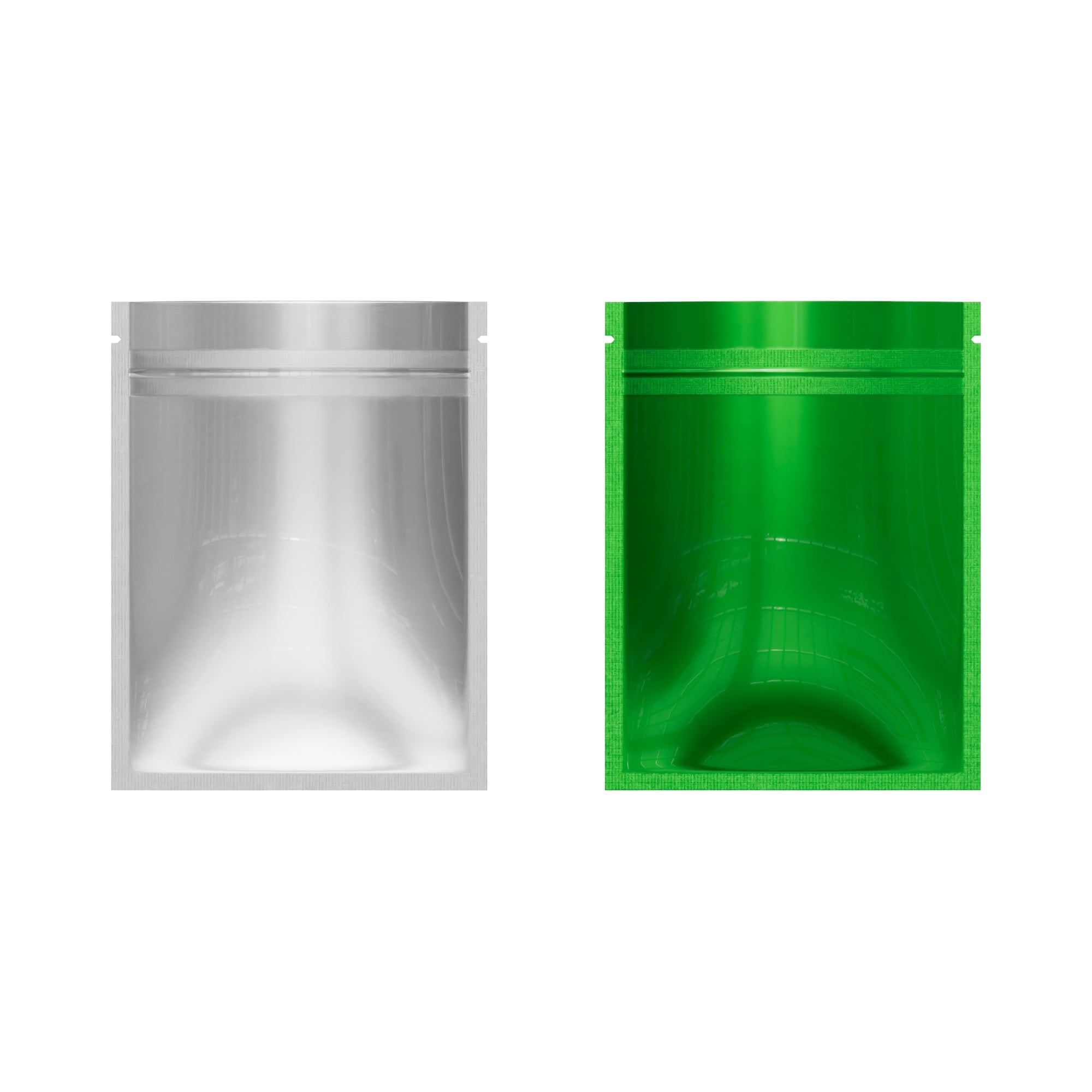 Single-Sided Glossy Forest Green Mylar Foil Smell Proof Flat Single-Sided Glossy Forest Green Mylar Foil Smell Proof Flat