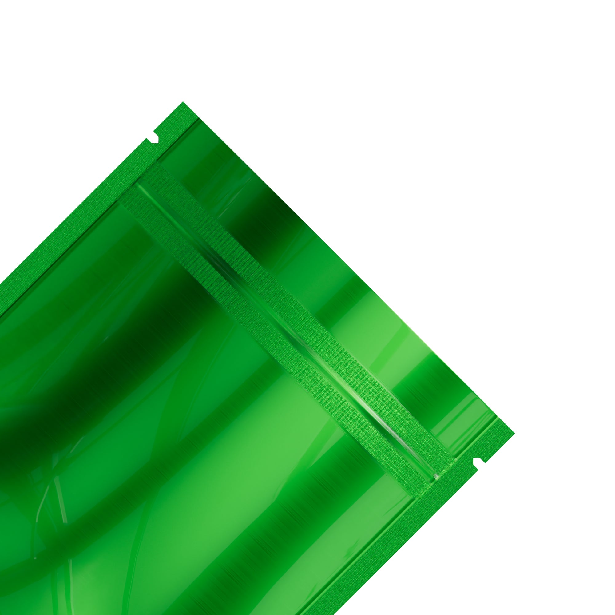 Single-Sided Glossy Forest Green Mylar Foil Smell Proof Flat Single-Sided Glossy Forest Green Mylar Foil Smell Proof Flat