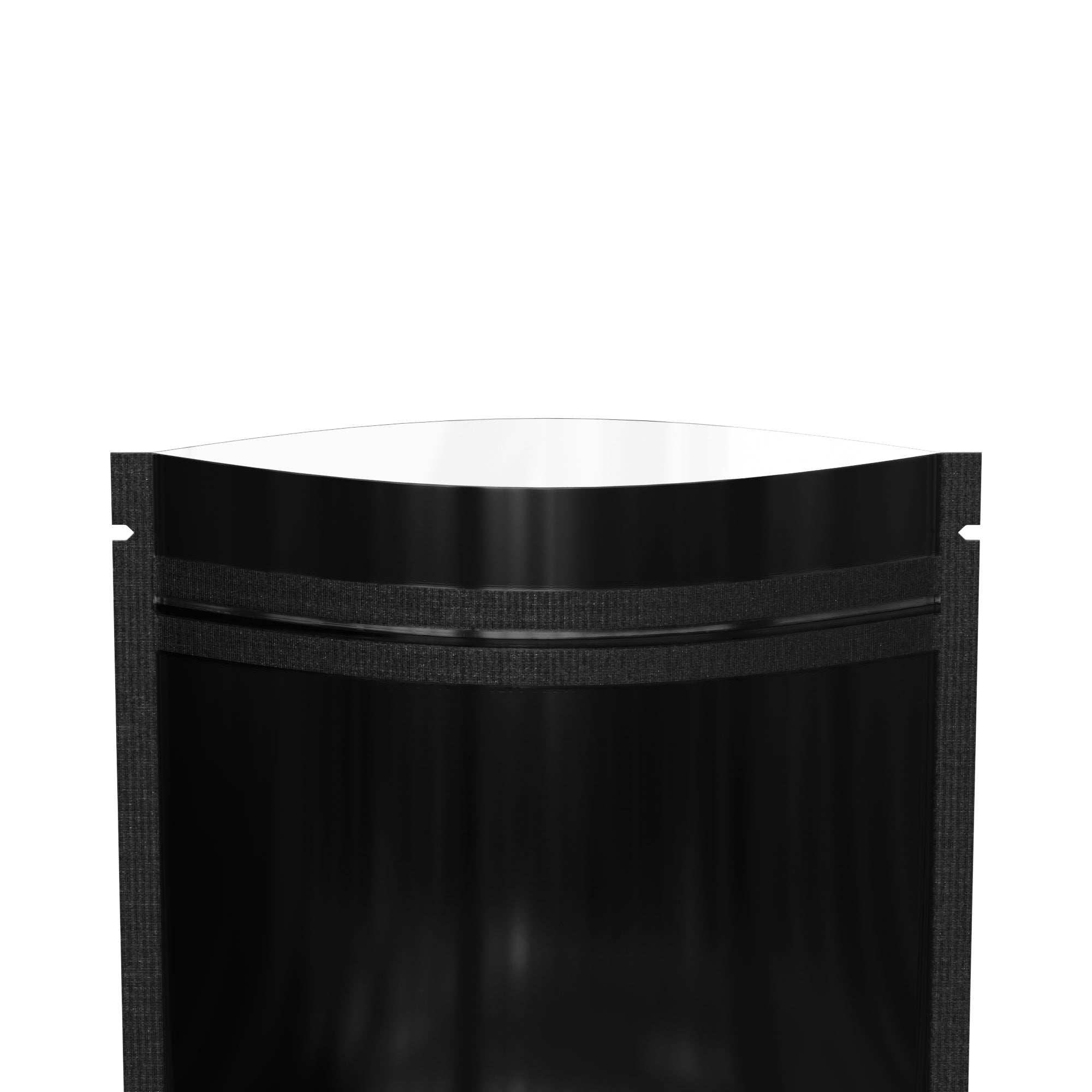 Single-Sided Glossy Mirror Black Mylar Foil Smell Proof Flat Single-Sided Glossy Mirror Black Mylar Foil Smell Proof Flat