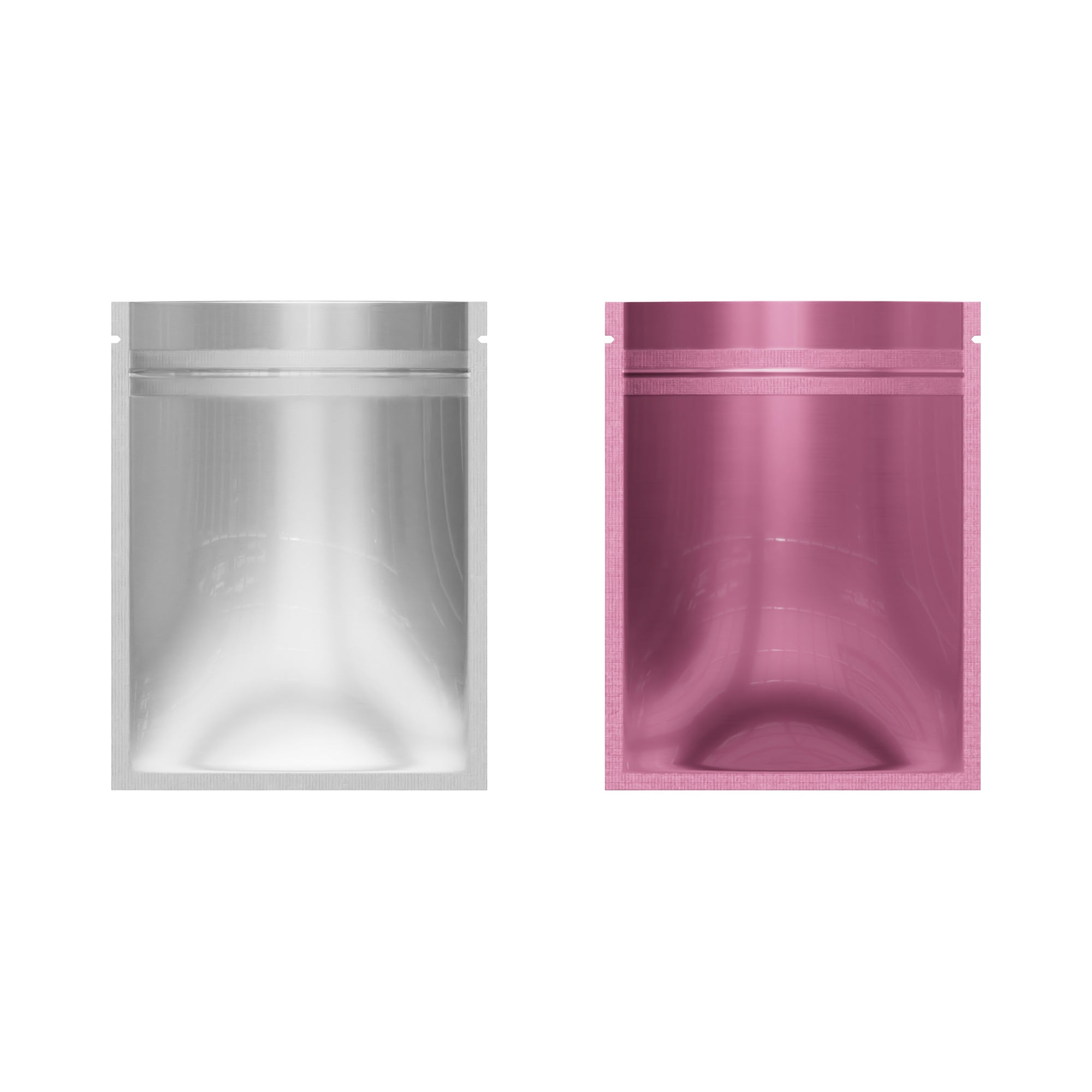 Single-Sided Glossy Muted Pink Mylar Foil Smell Proof Flat Single-Sided Glossy Muted Pink Mylar Foil Smell Proof Flat