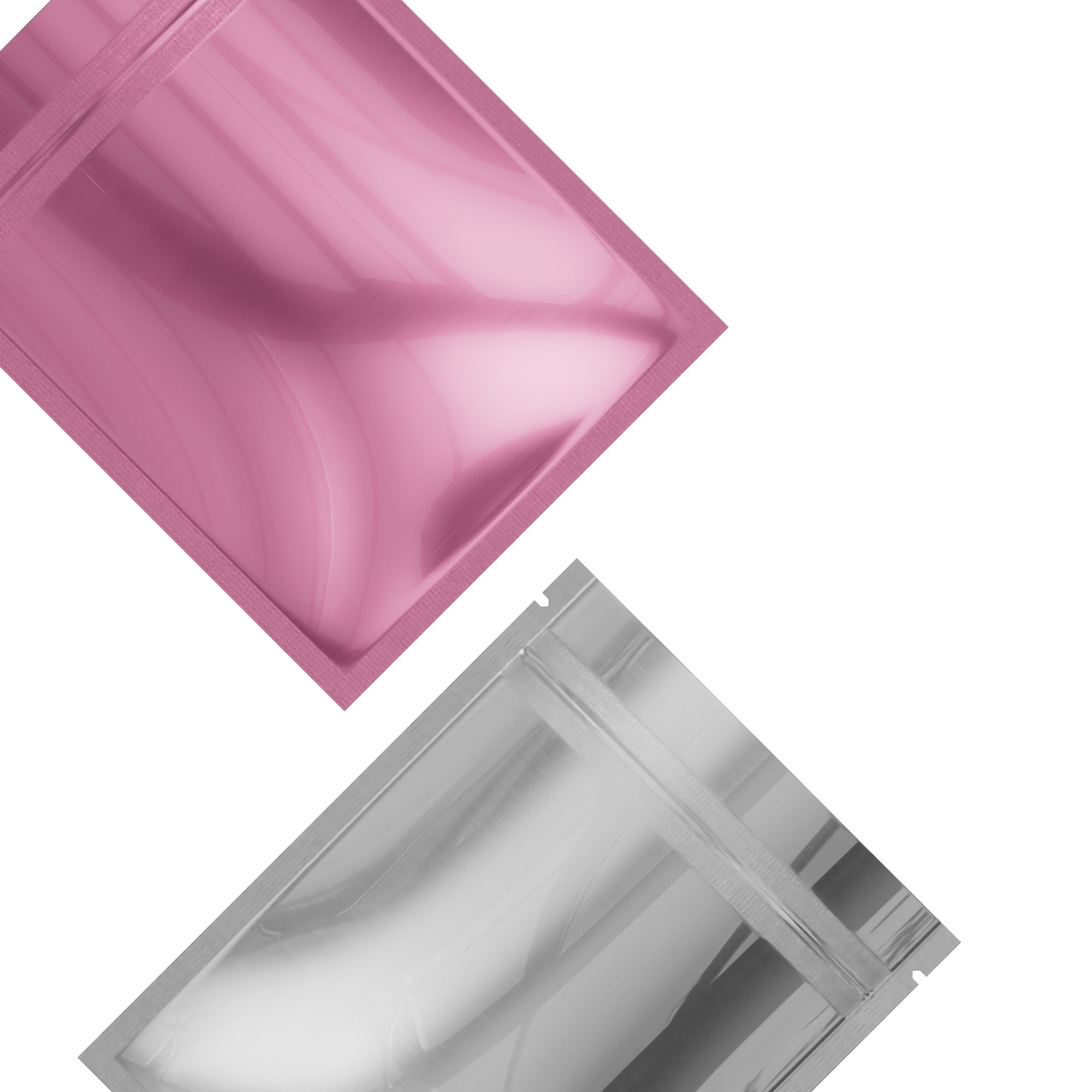 Single-Sided Glossy Muted Pink Mylar Foil Smell Proof Flat Single-Sided Glossy Muted Pink Mylar Foil Smell Proof Flat