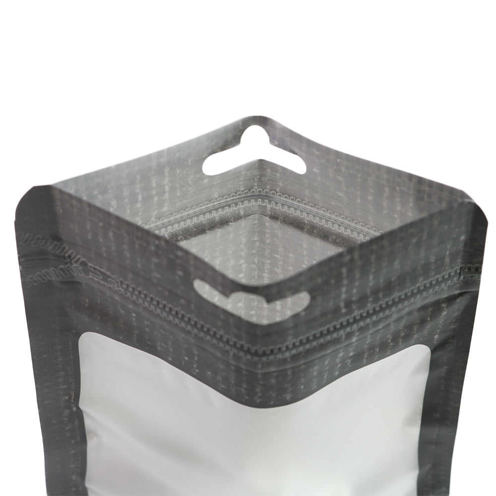 Translucent Woven Bordered Zipper Seal Flat Bags with Translucent Woven Bordered Zipper Seal Flat Bags with