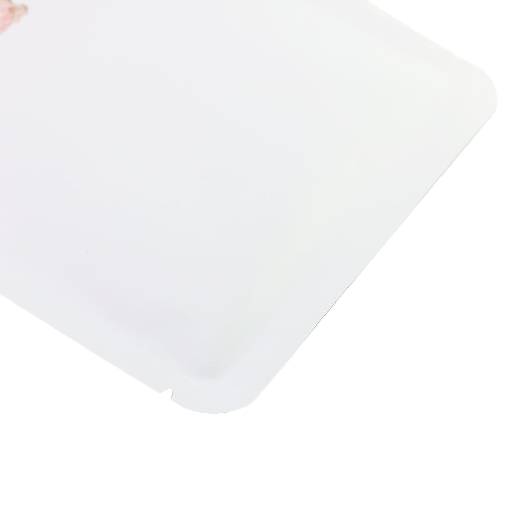 White Dye Matte Flower Vase Design Open Bottom Bags White Dye Matte Flower Vase Design Open Bottom Bags