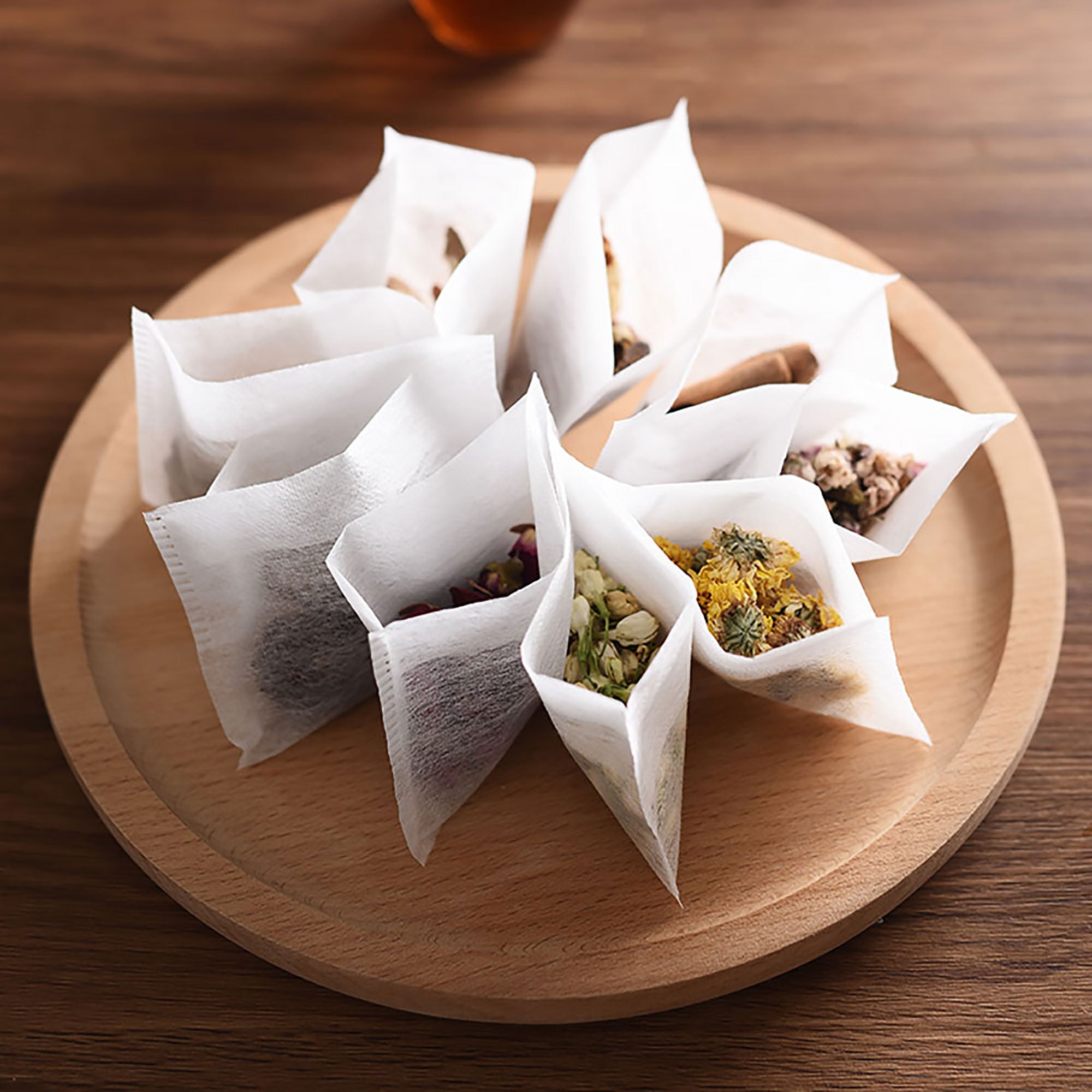 White Non-Woven Filter Heat Sealable Bags White Non-Woven Filter Heat Sealable Bags
