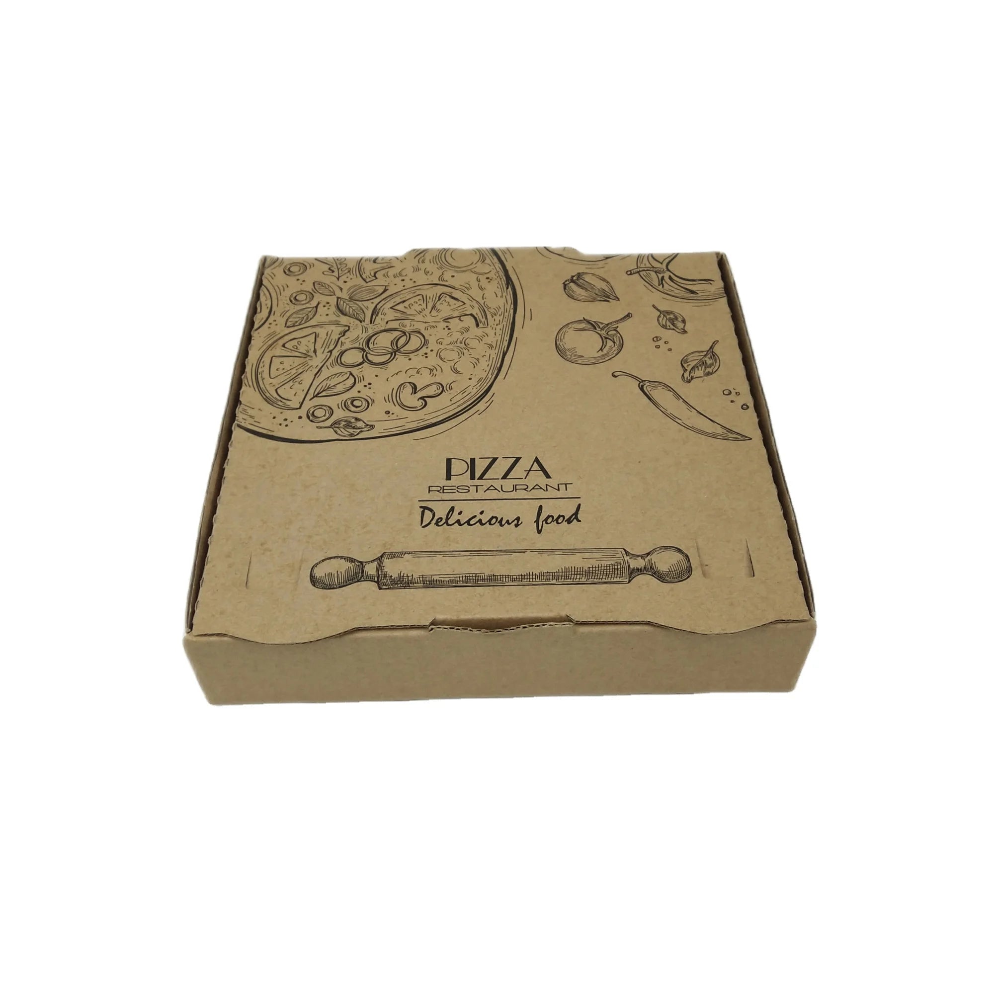 Custom logo Full Color Book Shape Pizza Packaging Custom logo Full Color Book Shape Pizza Packaging