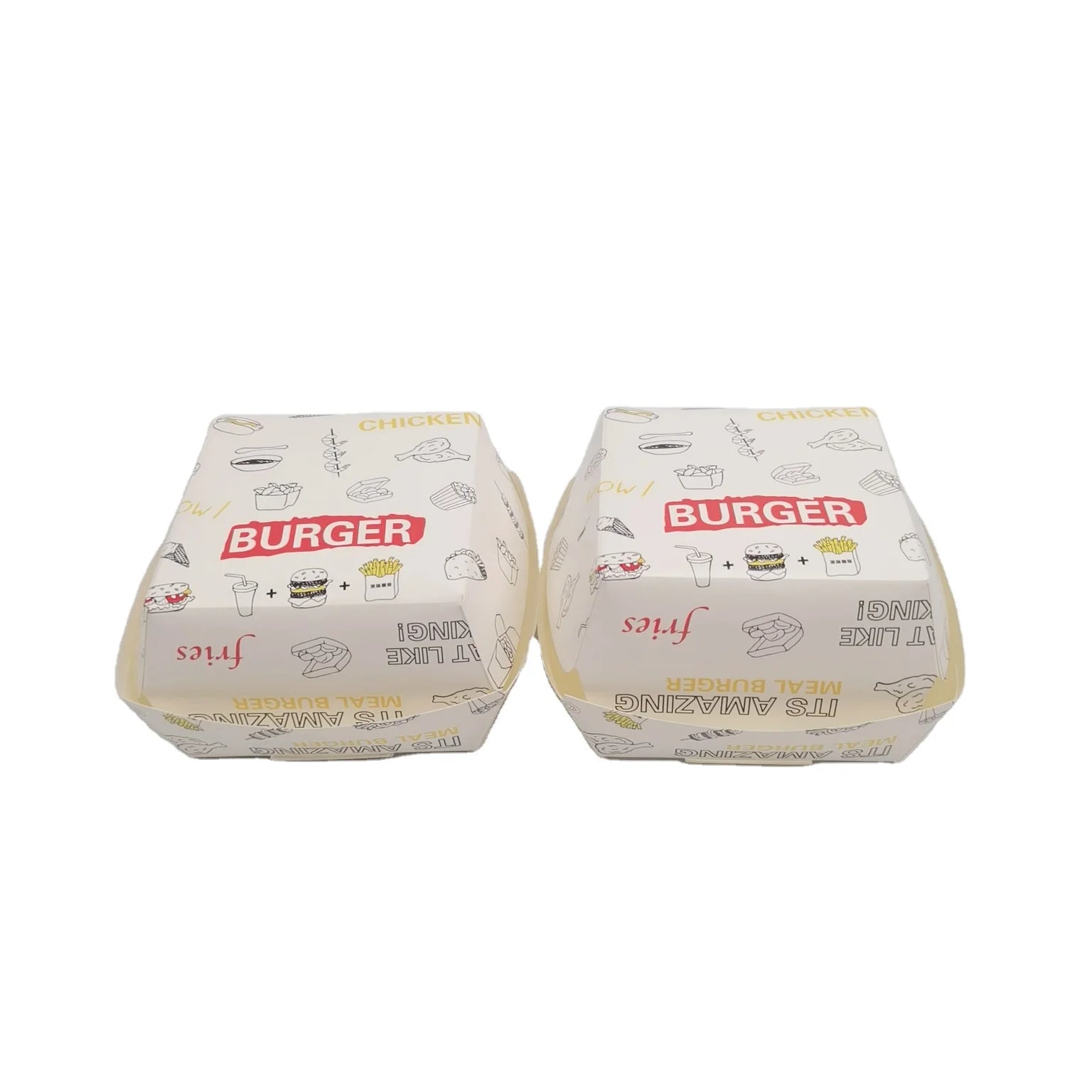 Custom logo Printed Hamburger Box Custom logo Printed Hamburger Box