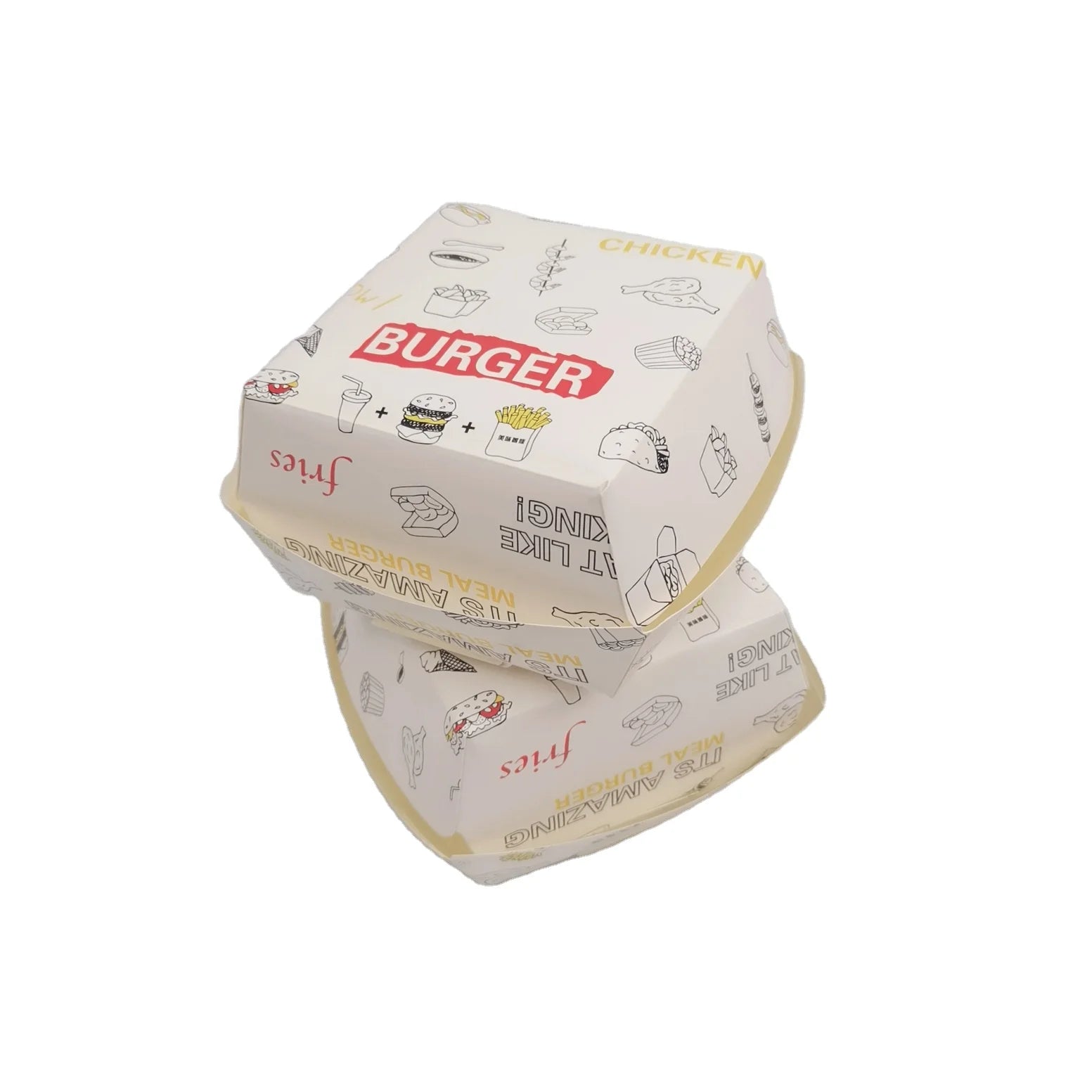 Custom logo Printed Hamburger Box Custom logo Printed Hamburger Box