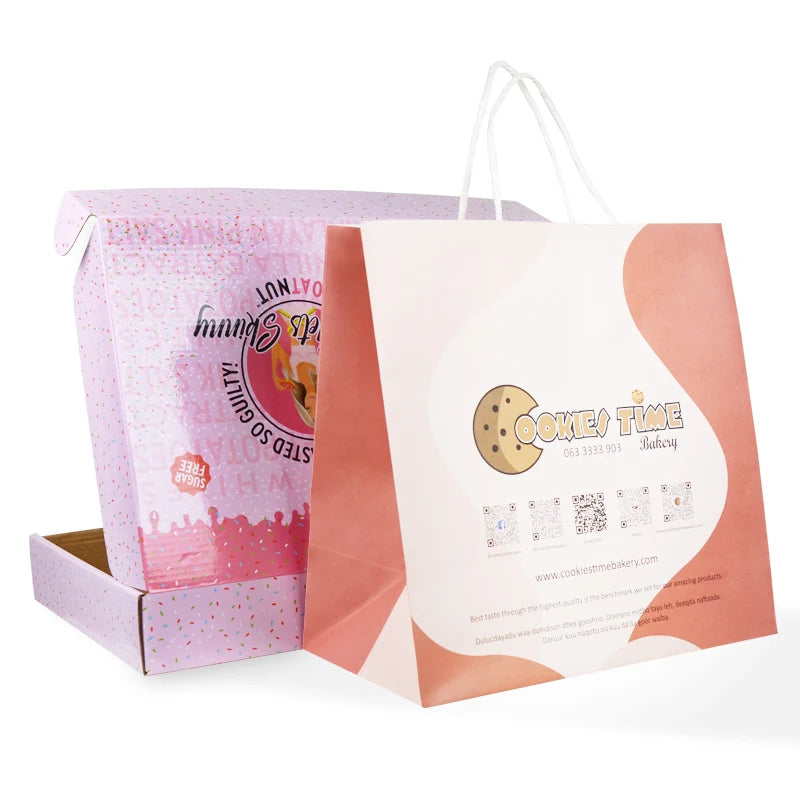 Custom Printed Unique Corrugated Cookie Shipping Custom Printed Unique Corrugated Cookie Shipping