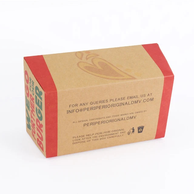 Customized Printed Logo Kraft Paper Box Fried Customized Printed Logo Kraft Paper Box Fried
