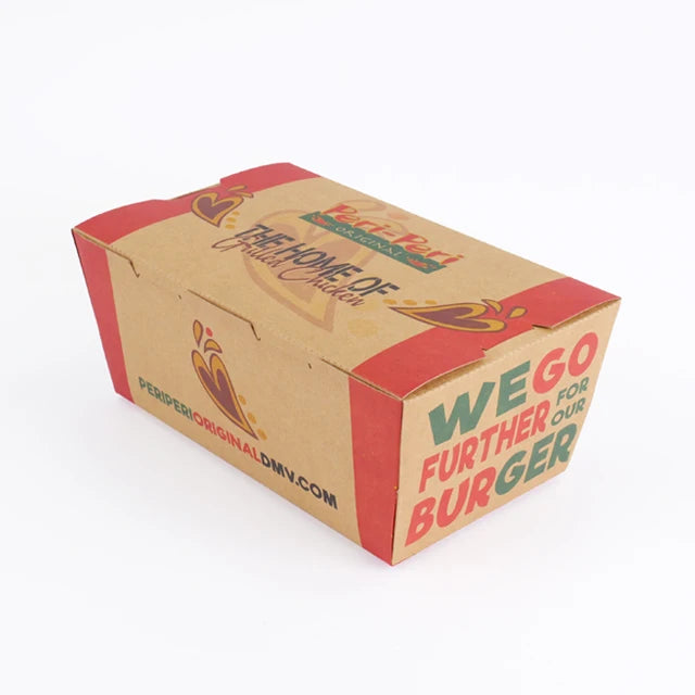 Customized Printed Logo Kraft Paper Box Fried Customized Printed Logo Kraft Paper Box Fried