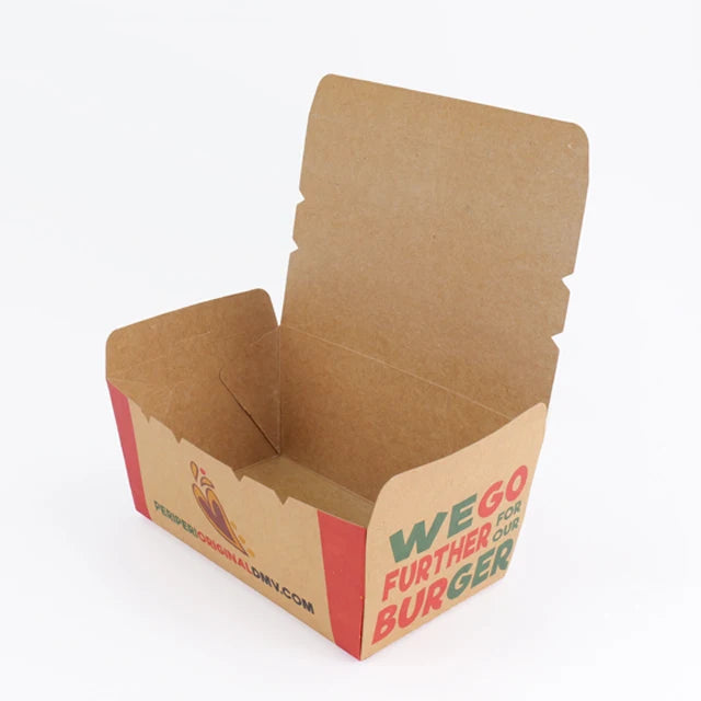 Customized Printed Logo Kraft Paper Box Fried Customized Printed Logo Kraft Paper Box Fried