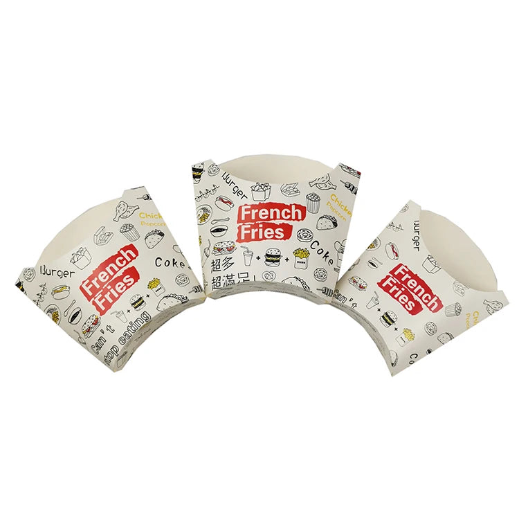 Custom logo Printed Chip Food White