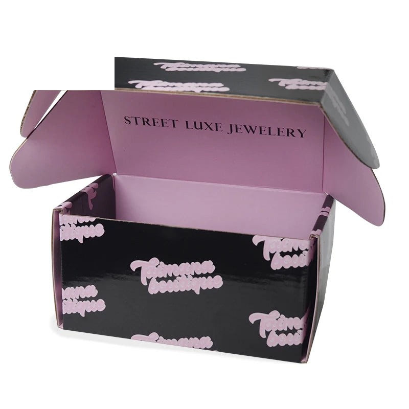 Customized Gift Corrugated Black Customized Gift Corrugated Black