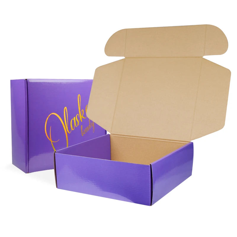 Luxury Exquisite Customized Gift Corrugated Purple