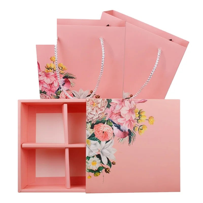 Luxury pink Cardboard Wedding Gift Paper Bags with Luxury pink Cardboard Wedding Gift Paper Bags with