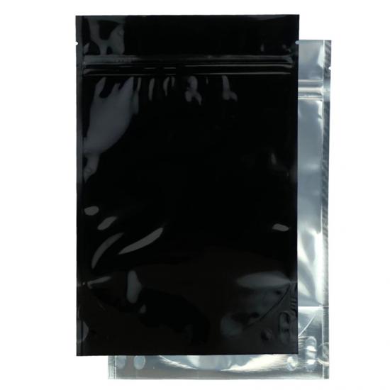 1 Ounce Mylar Barrier Bags Black/Clear 1 Ounce Mylar Barrier Bags Black/Clear