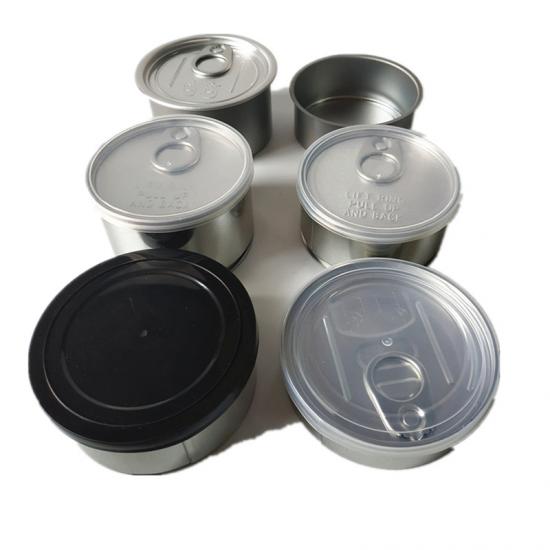 100% smell proof airtight ring pull machine seal tin cans