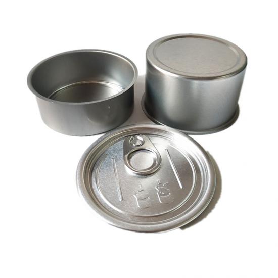 100ml Aluminium Cosmetic Pot Jar Tin Box with easy pull Lid