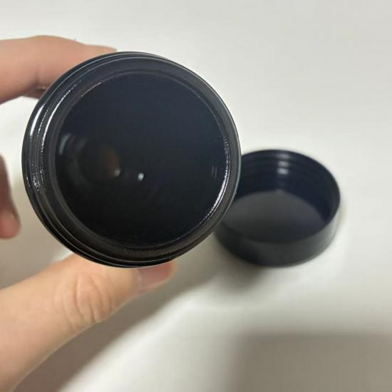 100ml Black Violet Glass Jar UV Protection Glass Jars 100ml Black Violet Glass Jar UV Protection Glass Jars