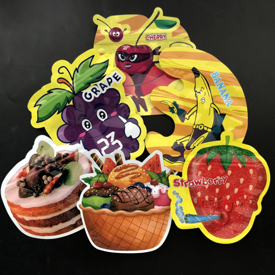 100pcs MOQ Custom Edibles Packaging Soft Touch Pack