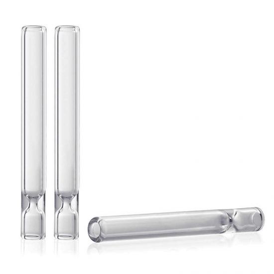 103mm Custom Logo Transparent One Hitter Cigar Glass OG Tube